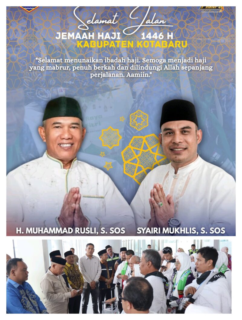 Bupati Kotabaru Lepas Jama’ah Calon Haji Kloter 11 di Bandara