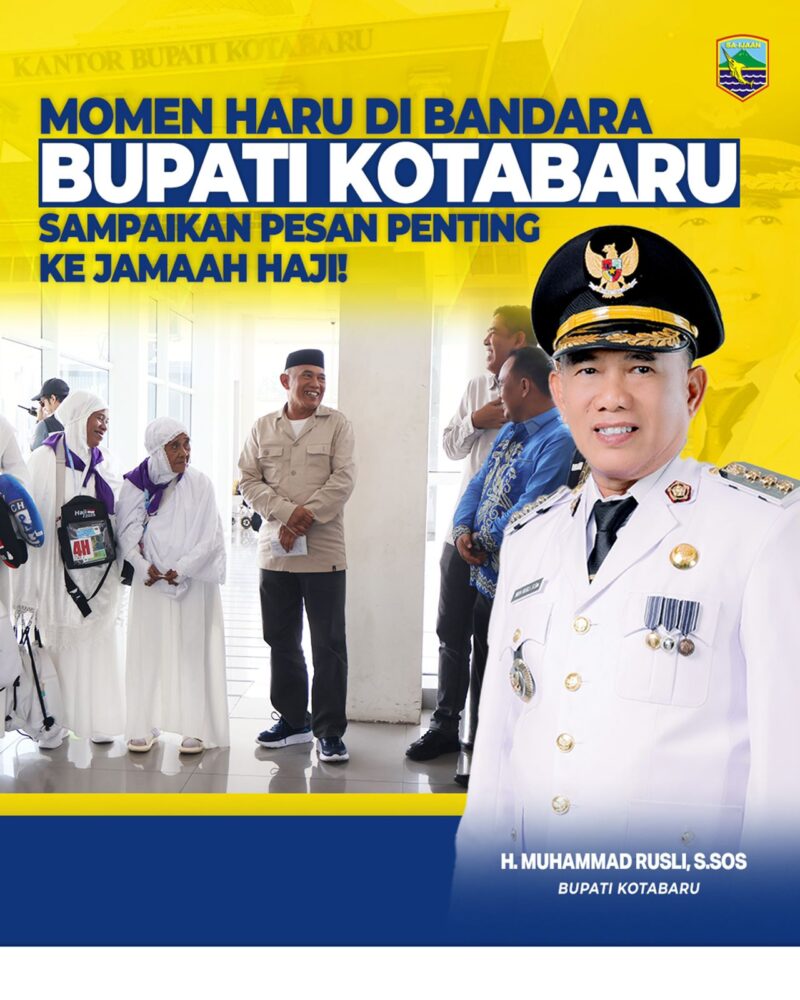 Momen Haru Bupati Kotabaru, Lepas Jama’ah Calon Haji 2025