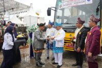 Permudah Akses Transportasi, Pemkab Kotabaru Resmi Luncurkan Angkutan Perintis Rute Kotabaru–Sengayam