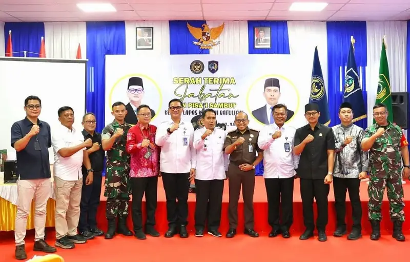 Hadiri Sertijab Lapas Batulicin, Ketua DPRD Tanah Bumbu Ucapkan Selamat Kepada Arifin Akhmad