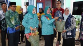 Ketua TP PKK Kotabaru Sambut Tim Pembina Posyandu dan Kader Berprestasi Provinsi Kalsel 2025