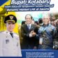 Serius Ciptakan Lingkungan Bersih,Bupati Kotabaru Hadiri Rakornas Pengelolaan Sampah Nasional