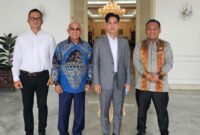 H. Rusli Temui Gibran Bahas Pembangunan Stadion “Kotabaru Hebat” dan Pengembangan KEK Mekarputih