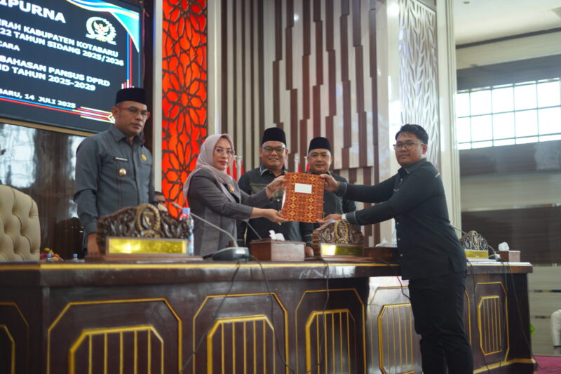 DPRD Kotabaru Ketok Palu Lima Perda Penting, Termasuk RPJMD dan Kepariwisataan