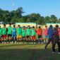 Seleksi Terakhir Tim Sepak Bola Kotabaru Jelang Porprov Tanah Laut Digelar di Stadion Bamega
