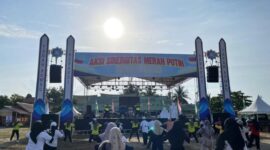 Semarak Aksi Sinergitas Merah Putih: Senam Pagi, Doorprize, hingga Layanan Publik di Kusan Hilir