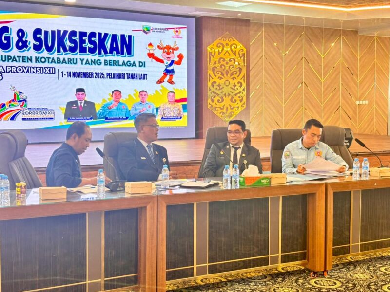 Kontingen Kotabaru Matangkan Strategi Menuju PORPROV XII Kalsel 2025, Target Masuk Lima Besar