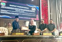 Rapat Paripurna DPRD, Pemkab. Kotabaru Sampaikan Dua Buah Raperda