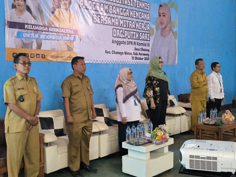 Kolaborasi BKKBN dan Komisi IX DPR RI, drg. Putih Sari Dorong Implementasi Program GENTING di Karawang