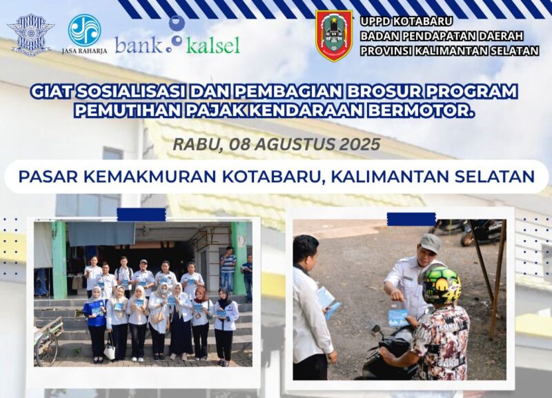 UPPD Samsat Kotabaru Berlakukan Program Pemutihan dan Gebyar Panutan Pajak Berkendaraan Bermotor 2025