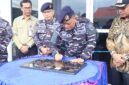 Pemkab Kotabaru Hadiri Peresmian Gedung Olahraga Lanal Kotabaru oleh Komando Daerah Angkatan Laut (Dankodaeral) XIII