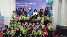 Anak-Anak TK Antusias Ikuti Kelas Literasi dan Bercerita di Perpustakaan Daerah Kotabaru