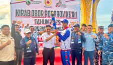 Pemkab Kotabaru Sambut Kirab Obor PORPROV XII Kalsel di Siring Laut,Kobarkan Semangat Sportivitas dan Persatuan