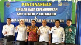 Pemkab Kotabaru Canangkan SMPN 2 Kotabaru dan SMAN 1 PL. Tengah Sebagai Sekolah Siaga Kependudukan