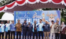 Semarak Tanah Bumbu Sambut Kirab Obor PORPROV Kalsel XII