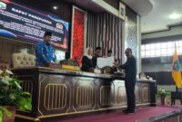DPRD Kotabaru Sampaikan Laporan Akhir Pembahasan Raperda Perubahan Pajak dan Retribusi Daerah
