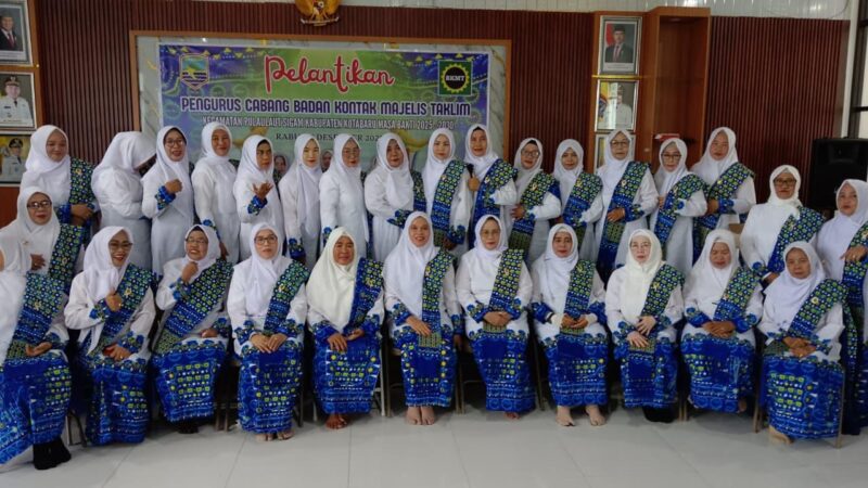 Kembangkan Organisasi, Pengurus Cabang BKMT Kecamatan PL. Sigam Dilantik