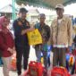 Pemkab. Kotabaru Tinjau Lokasi Kebakaran Desa Berangas, Sekaligus Salurkan Bantuan
