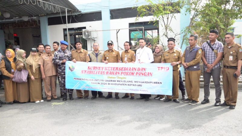 Jelang Idul Fitri 1447 H, Pemkab Kotabaru Survey Ketersedian Bapokting Aman