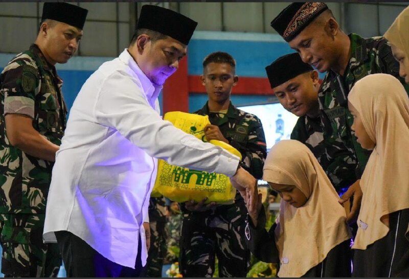 Perkuat Silaturahmi Ramadan, Pemkab Kotabaru Buka Puasa Bersama Prajurit Yonif TP 884/Sa-ijaan