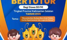 Lomba Bertutur 2026 Jadi Upaya Dispersip Kalsel Tingkatkan Literasi Generasi Muda