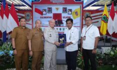 Gubernur Kalsel Ikuti Peresmian Inpres Jalan Oleh Presiden RI