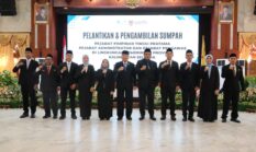 Muhidin Resmi Lantik 10 Pejabat Pemprov Kalsel, BKD Diminta Siapkan Sistem Manajemen Talenta
