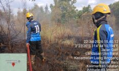 Dinsos Kalsel Fokus Dukung Penanganan Karhutla di Wilayah Utara Bandara
