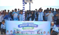 Dislautkan Kalsel Gelar Aksi Bersih-Bersih Pantai Angsana, Perkuat Gerakan Indonesia Asri